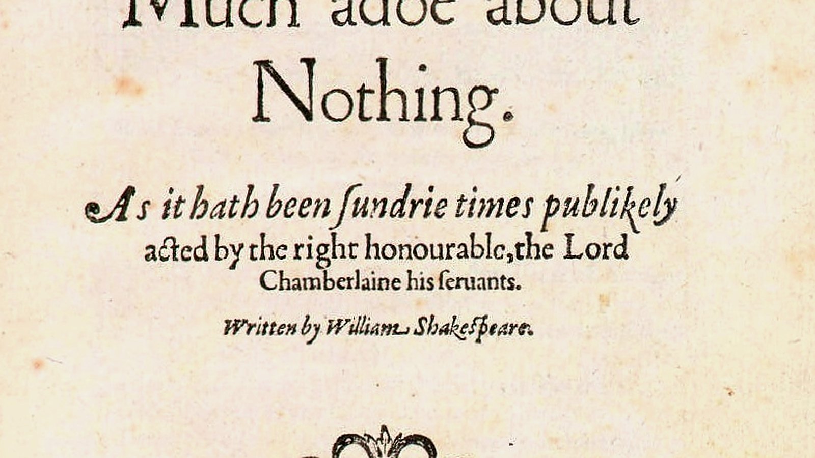 Much Ado About Nothing at The Allen Theatre At ACT