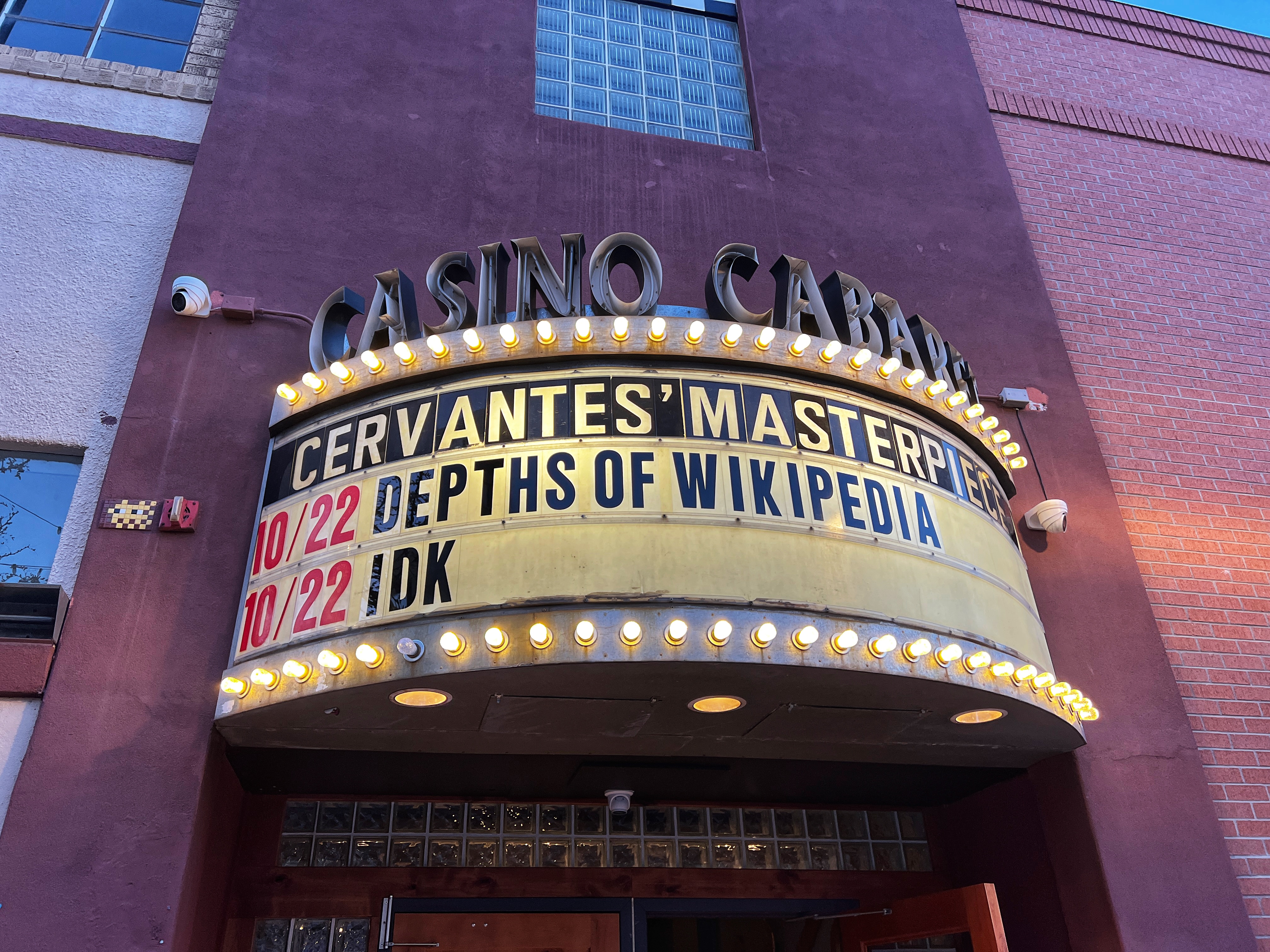 Ott at Cervantes' Masterpiece - Ballroom